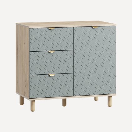 Тумба Теджонс 93x85 Арт ​Мятный/Дуб Ирландский