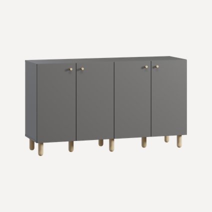 Тумба Ханна 140x80 Графитовый