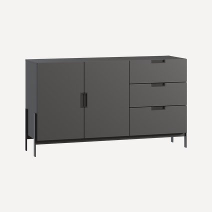 Тумба Лигес 153x87 Графитовый