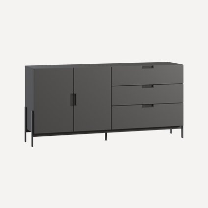 Тумба Лигес 183x87 Графитовый