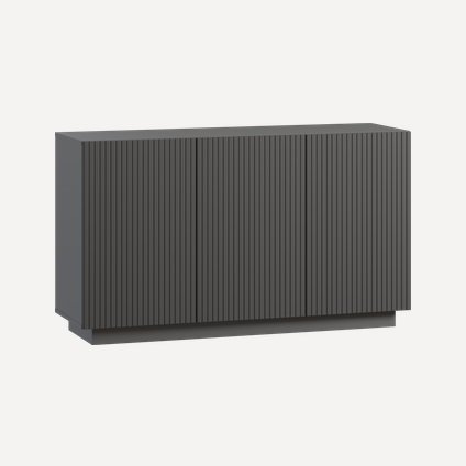 Тумба Кейлет 137x80 Штриx Графитовый