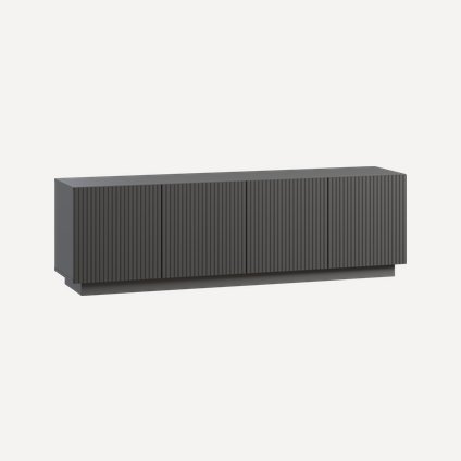 ТВ-тумба Кейлет 182x56 Штриx Графитовый