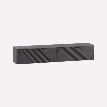 ТВ-тумба подвесная Шелтон 160x30 Графитовый