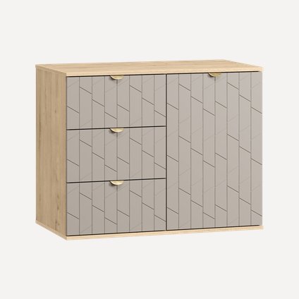 Тумба Монблан 93x76 Грань Латте/Дуб Ирландский