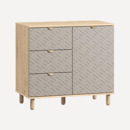 Тумба Теджонс 93x85 Арт ​Латте/Дуб Ирландский