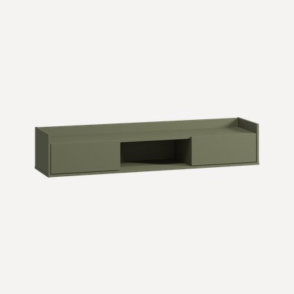ТВ-тумба подвесная Воямполь 150x28 Оливковый