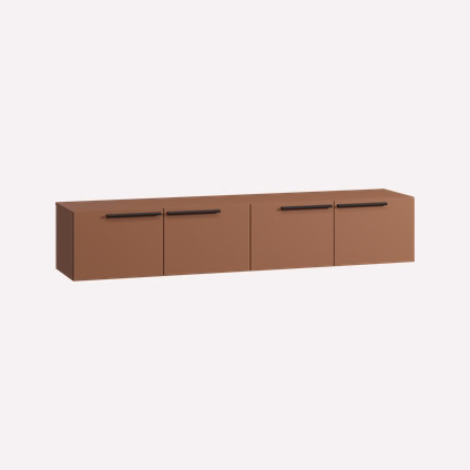 ТВ-тумба подвесная Кимбол 200x37 Терракотовый