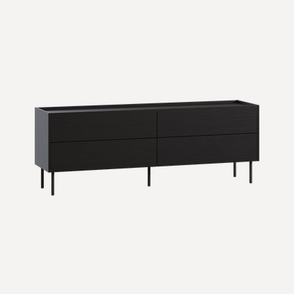ТВ-тумба Дигарс 163x60 Черный древесный