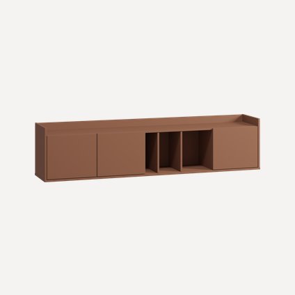 ТВ-тумба подвесная Воямполь 190x44 Терракотовый
