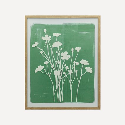 Картина Ботаник Гербарий Зеленый 40x50