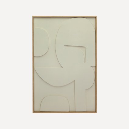 Картина Рельеф Кремовый 60x90