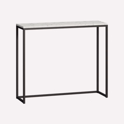 Консоль Бентон 100x30 Белый/Черный