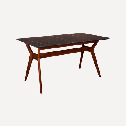 Кухонный стол Нарвик-1 120 Marble Grafit
