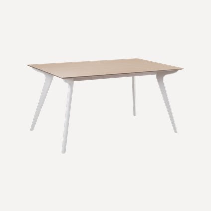 Кухонный стол Флинт 150x90 Древесный/Белый