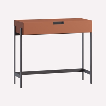 Консоль Лигес 93x40 Терракотовый/Черный