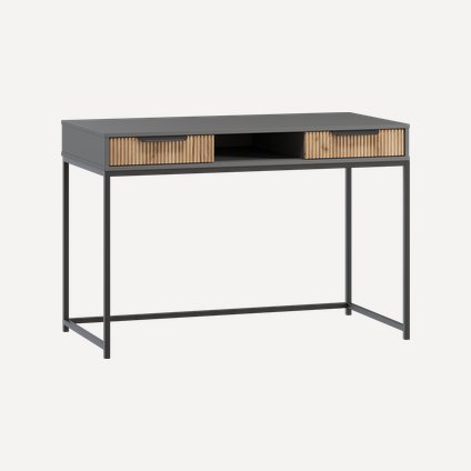 Стол Леванте-3 120x60 Графитовый/Черный