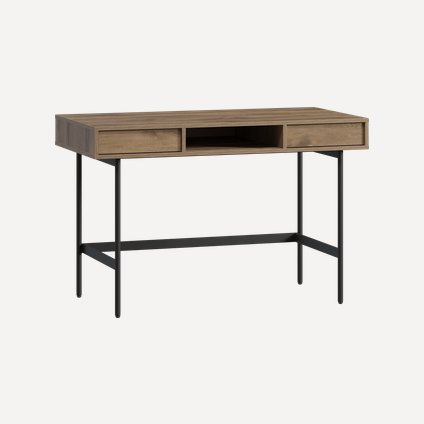 Письменный стол Эрлин-1 120x60 Дуб Табачный/Черный