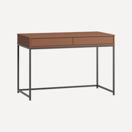 Стол Ханссон 120x60 Терракотовый/Черный
