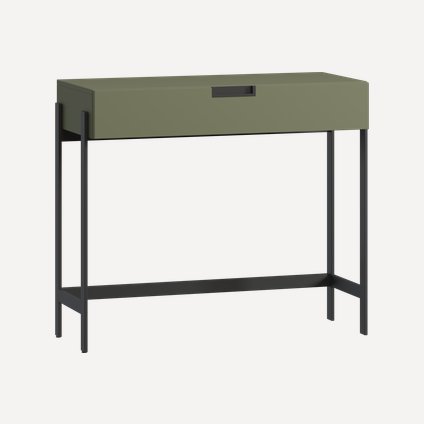 Консоль Лигес 93x40 Оливковый/Черный