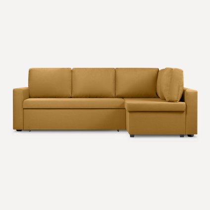 Диван угловой Милбург Textile Yellow