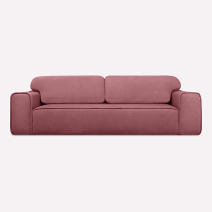 Диван прямой Виена Velvet Pink