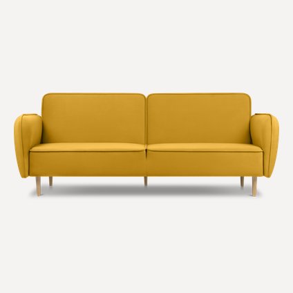 Диван клик-кляк Эрвика Velvet Yellow
