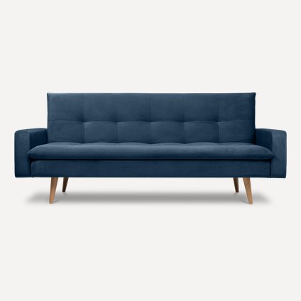 Диван прямой Динен Velvet Navy Blue