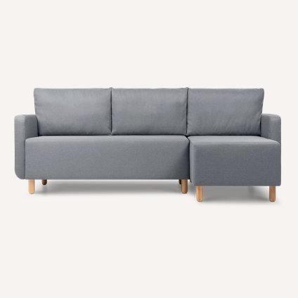 Диван угловой Беллер Textile Silver