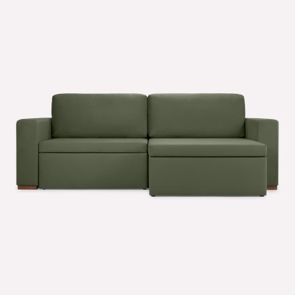 Диван угловой Майнап Velvet Olive