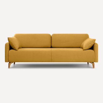 Диван прямой Льери Velvet Yellow