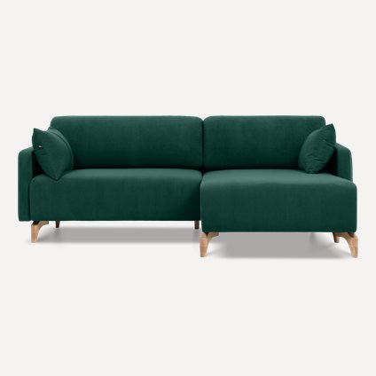 Диван угловой Льери Velvet Emerald