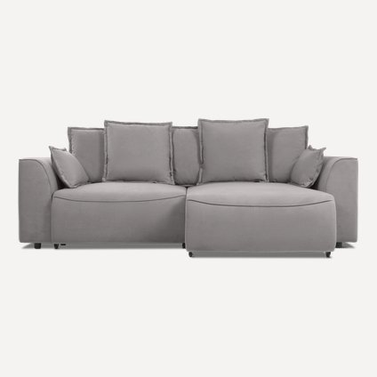Диван угловой Напа Velvet Silver