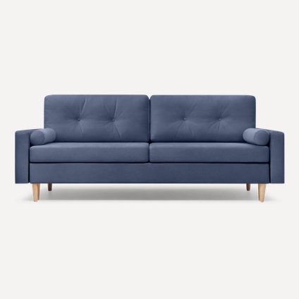 Диван прямой Динс Velvet Navy Blue