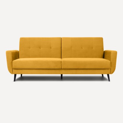 Диван прямой Лекстон Velvet Yellow