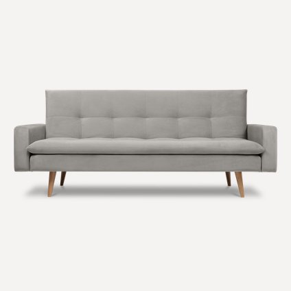 Диван прямой Динен Velvet Silver
