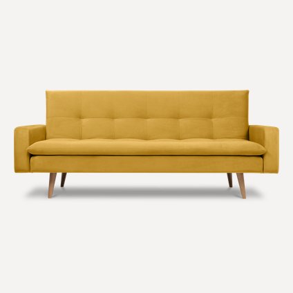 Диван прямой Динен Velvet Yellow