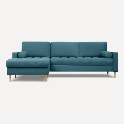 Диван угловой Плэнтис Velvet Mint
