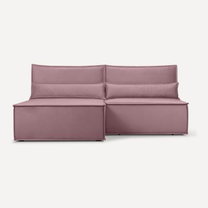 Диван угловой Стаус Velvet Pink