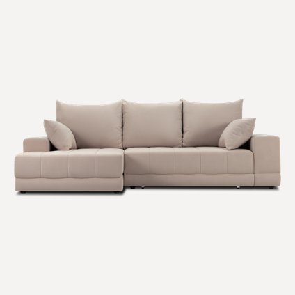 Диван угловой Дарол Velvet Beige