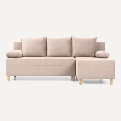 Диван угловой Амрано Velvet Caramel