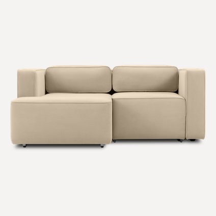 Диван угловой Аронт Мини Velvet Beige