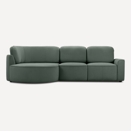 Диван угловой Шера Velvet Olive