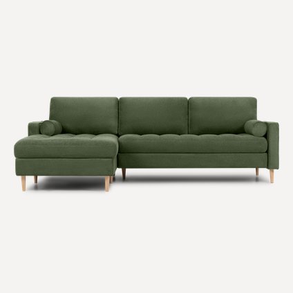 Диван угловой Плэнтис Soft Olive