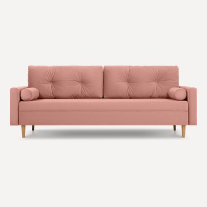 Диван прямой Нумо Velvet Pink