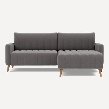 Диван угловой Маркфул Velvet Grey