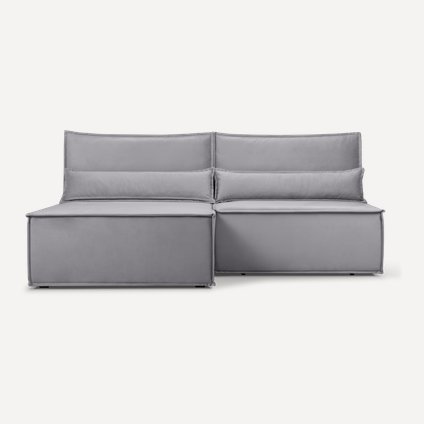 Диван угловой Стаус Velvet Silver