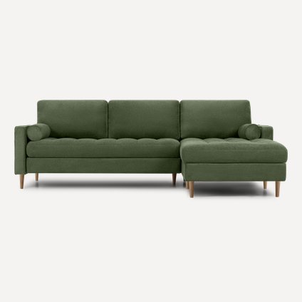 Диван угловой Плэнтис Soft Olive