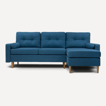 Диван угловой Динс Sherst Blue