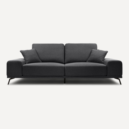 Диван прямой Рон Textile Grafit