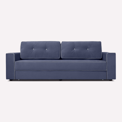 Диван прямой Менли Velvet Navy Blue